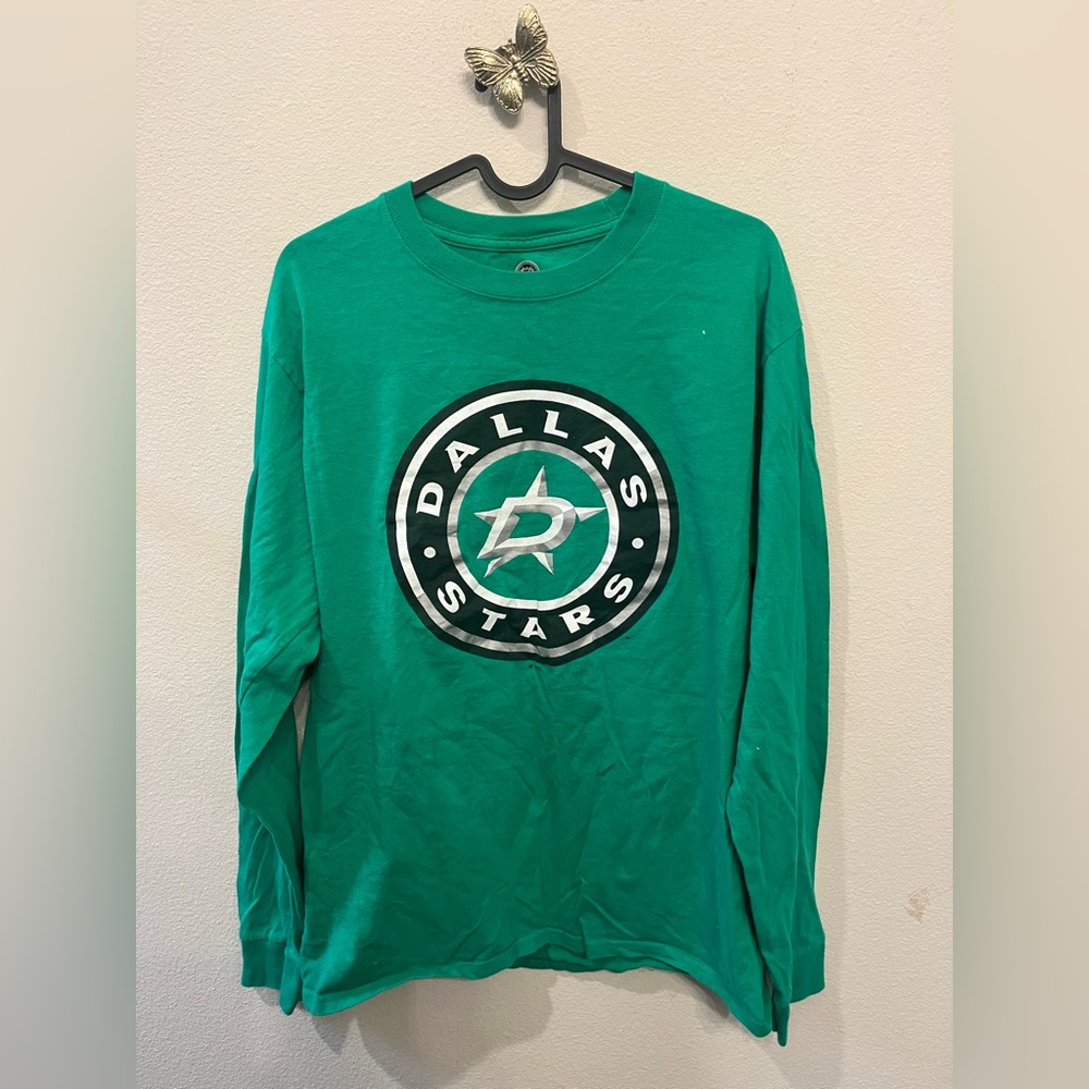 NHL Dallas Stars Green Long Sleeve Tee